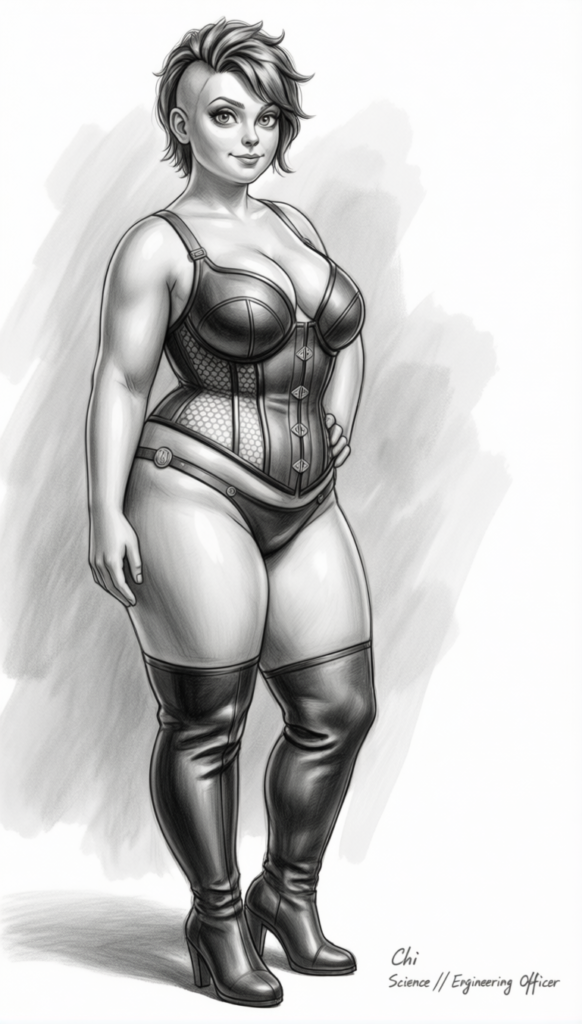 Starlight Amazons character development sketch