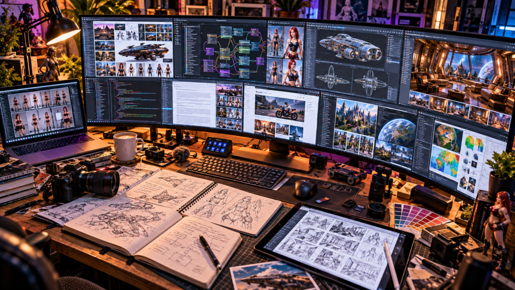 AI creative process placeholder
