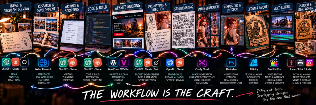 AI workflow tools and process banner